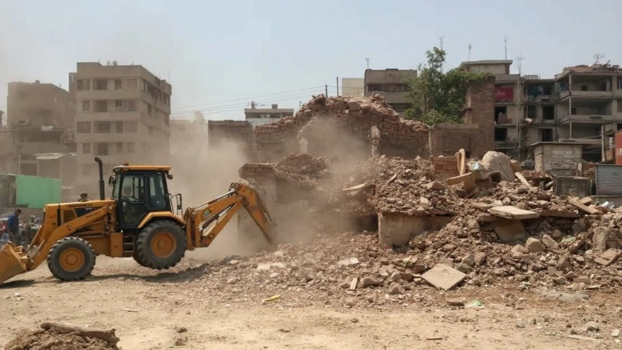 दिल्ली के कालकाजी भूमि‍हीन कैंप में डीडीए की बड़ी कार्रवाई: 350 झुग्गियों पर चला बुलडोजर, हजारों लोग बेघर